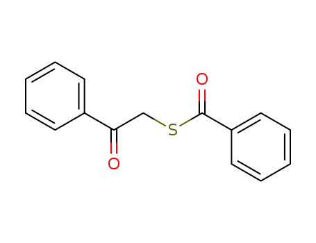 Molecular Structure of 49742-23-6 (Benzenecarbothioic acid, S-(2-oxo-2-phenylethyl) ester)