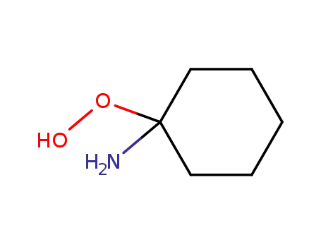 Molecular Structure of 24075-24-9 (Hydroperoxide, 1-aminocyclohexyl)