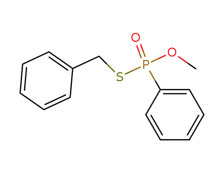 Molecular Structure of 21923-02-4 (Phenylthiophosphonic acid O-methyl S-benzyl ester)