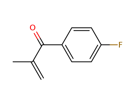 Molecular Structure of 58472-45-0 (2-Propen-1-one, 1-(4-fluorophenyl)-2-methyl-)