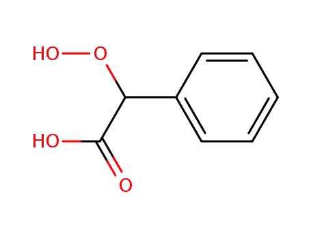 Benzeneacetic acid, a-hydroperoxy-