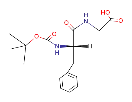 2-[[(2S)-2-[(2-methylpropan-2-yl)oxycarbonylamino]-3-phenylpropanoyl]amino]acetic acid