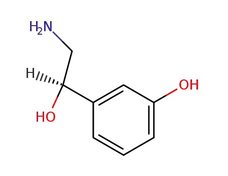 Molecular Structure of 5596-07-6 (d-m-Octopamine)