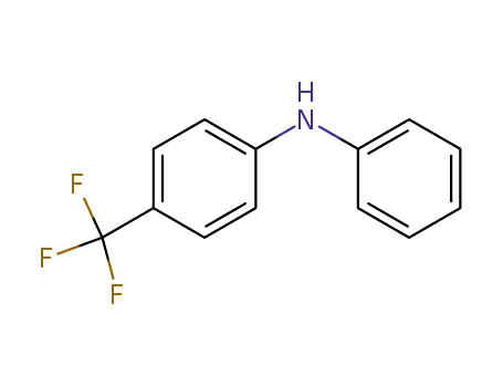 Molecular Structure of 53451-87-9 (Benzenamine, N-phenyl-4-(trifluoromethyl)-)