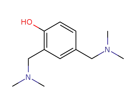 Molecular Structure of 5424-54-4 (2,4-bis[(dimethylamino)methyl]phenol)