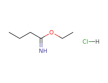 Molecular Structure of 2208-08-4 (ETHYL BUTYRIMIDATE HYDROCHLORIDE)