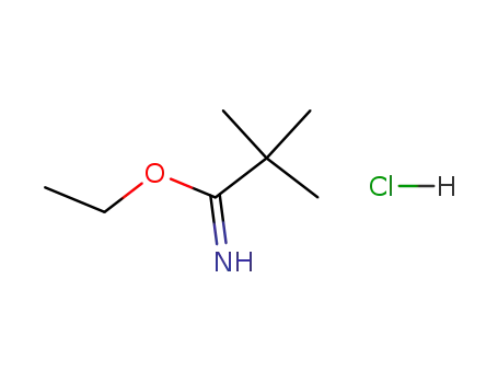Molecular Structure of 58910-26-2 (2,2-Dimethyl-propionimidic acid ethyl ester hydrochloride)