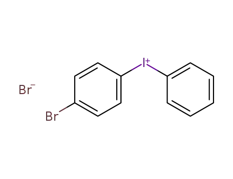 Molecular Structure of 59696-27-4 (Iodonium, (4-bromophenyl)phenyl-, bromide)