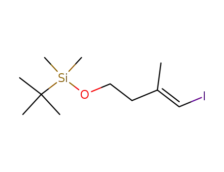 Silane, (1,1-dimethylethyl)(((3E)-4-iodo-3-methyl-3-buten-1-yl)oxy)dimethyl-
