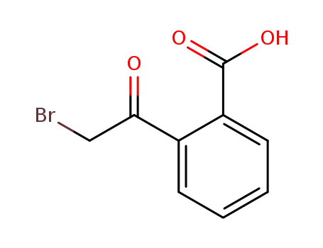 Molecular Structure of 7399-67-9 (2-(2-BROMOACETYL)BENZOIC ACID)