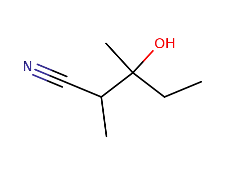 3-Hydroxy-2,3-dimethylpentanenitrile