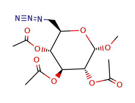 a-D-Glucopyranoside, methyl6-azido-6-deoxy-, 2,3,4-triacetate