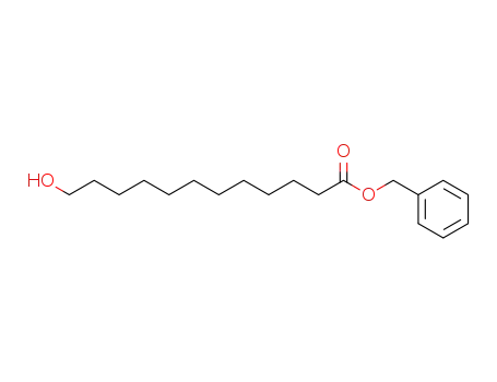 Dodecanoic acid, 12-hydroxy-, phenylmethyl ester