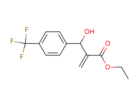 Benzenepropanoic acid, b-hydroxy-a-methylene-4-(trifluoromethyl)-,
ethyl ester