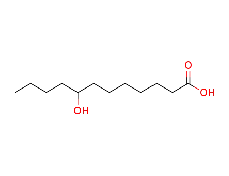 Molecular Structure of 16899-09-5 (Dodecanoic acid, 8-hydroxy-)