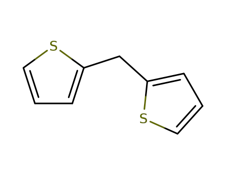 Molecular Structure of 4341-34-8 (2-(2-Thiophenylmethyl)thiophene)