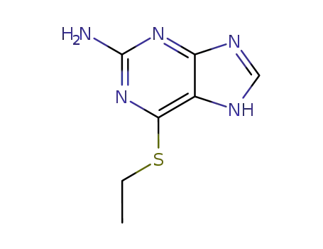 6-ethylsulfanyl-5H-purin-2-amine cas  63071-69-2