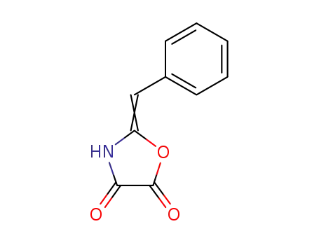 Molecular Structure of 17384-58-6 (2-benzylideneoxazolidine-4,5-dione)