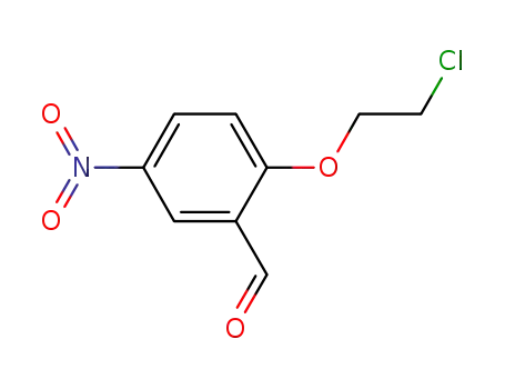 2-(2-Chloroethoxy)-5-nitrobenzaldehyde