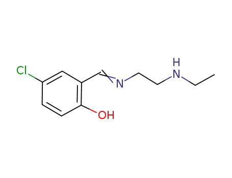 Phenol, 4-chloro-2-[[[2-(ethylamino)ethyl]imino]methyl]-