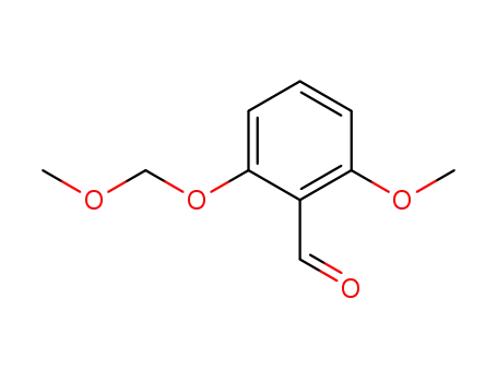 Molecular Structure of 73220-19-6 (2-Methoxy-6-(methoxymethoxy)benzaldehyde)