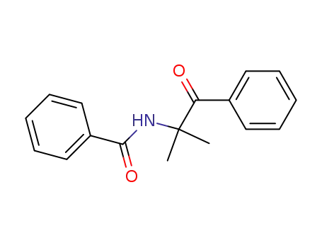 Molecular Structure of 56965-16-3 (N-(1,1-DIMETHYL-2-OXO-2-PHENYL-ETHYL)-BENZAMIDE)