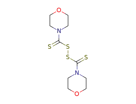Morpholine,4,4'-(dithiodicarbonothioyl)bis- cas  729-46-4