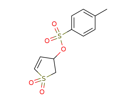 Molecular Structure of 39582-96-2 (Thiophene-3-ol, 2,3-dihydro-, 4-methylbenzenesulfonate, 1,1-dioxide)