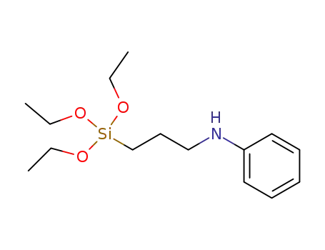 Molecular Structure of 38280-61-4 (Benzenamine, N-[3-(triethoxysilyl)propyl]-)