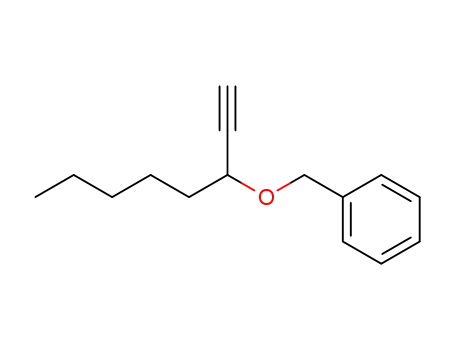 Benzene, [[(1-ethynylhexyl)oxy]methyl]- CAS No  148118-59-6