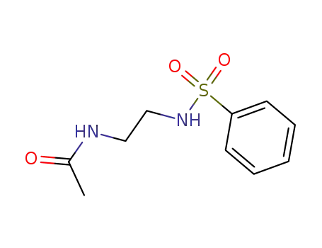 Molecular Structure of 6274-53-9 (N-{2-[(phenylsulfonyl)amino]ethyl}acetamide)