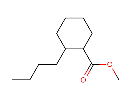 Cyclohexanecarboxylic acid, 2-butyl-, methyl ester