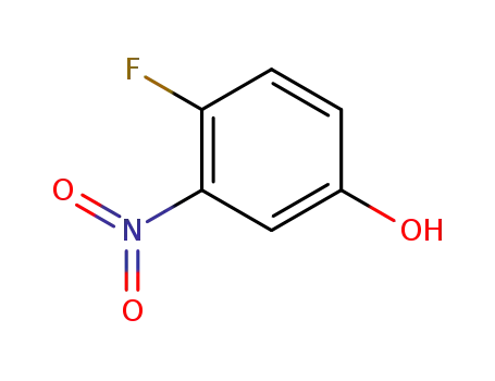 Molecular Structure of 2105-96-6 (4-Fluoro-3-nitrophenol)