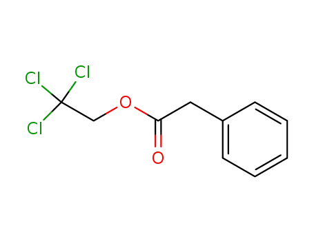 Molecular Structure of 75573-62-5 (Benzeneacetic acid, 2,2,2-trichloroethyl ester)