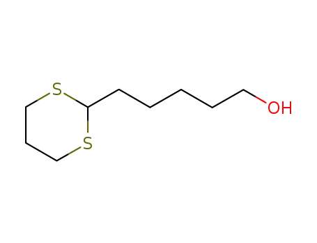 Molecular Structure of 118794-78-8 (1,3-Dithiane-2-pentanol)