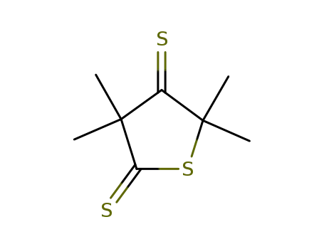 Molecular Structure of 74835-37-3 (2,4(3H,5H)-Thiophenedithione, 3,3,5,5-tetramethyl-)