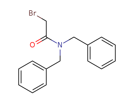 Molecular Structure of 149419-59-0 (Acetamide, 2-bromo-N,N-bis(phenylmethyl)-)