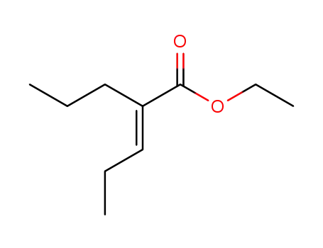 2-Pentenoic acid, 2-propyl-, ethyl ester, (E)-