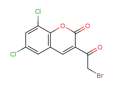 2H-1-Benzopyran-2-one, 3-(bromoacetyl)-6,8-dichloro-