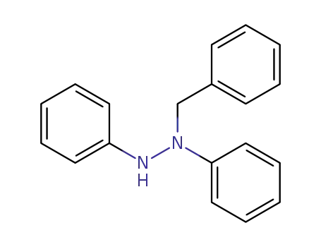 Hydrazine, 1,2-diphenyl-1-(phenylmethyl)-