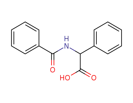 Benzeneacetic acid, a-(benzoylamino)-