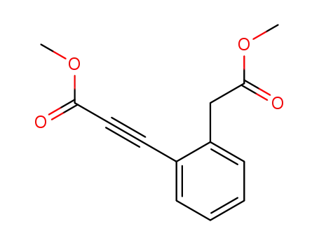 3-[2-(Methoxycarbonylmethyl)phenyl]propiolic acid methyl ester