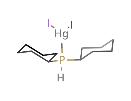 Mercury, (dicyclohexylphosphine)diiodo-