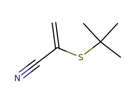 2-Propenenitrile, 2-[(1,1-dimethylethyl)thio]-