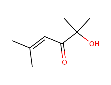 Molecular Structure of 53269-78-6 (4-Hexen-3-one, 2-hydroxy-2,5-dimethyl-)