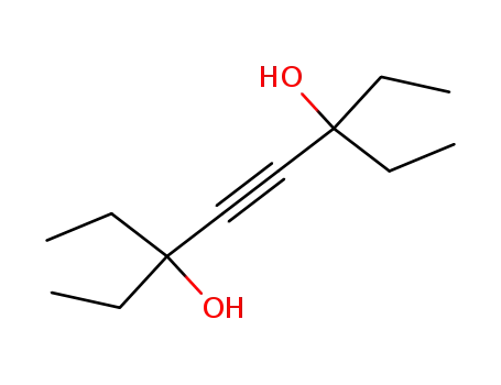 Molecular Structure of 2044-37-3 (3,6-diethyloct-4-yne-3,6-diol)