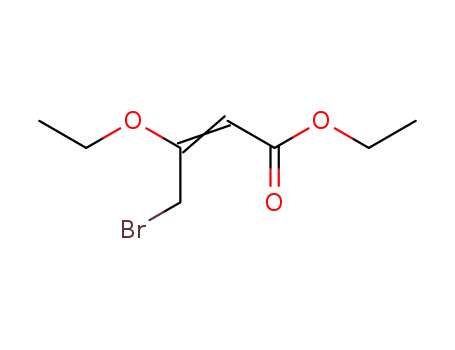 Molecular Structure of 1116-50-3 (2-Butenoicacid, 4-bromo-3-ethoxy-, ethyl ester)