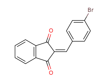 1H-Indene-1,3(2H)-dione, 2-[(4-bromophenyl)methylene]-