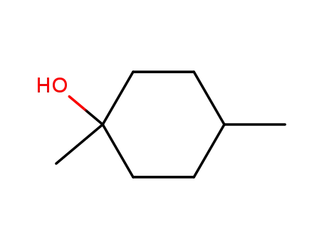 Molecular Structure of 5402-28-8 (1,4-Dimethylcyclohexanol)
