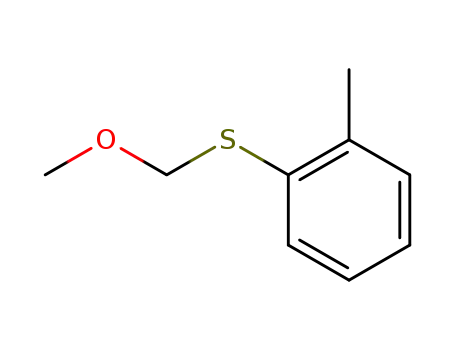 Molecular Structure of 64846-49-7 (Benzene, 1-[(methoxymethyl)thio]-2-methyl-)